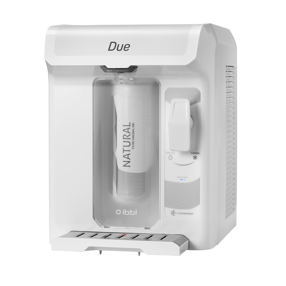 Purificador de Água Due com Compressor Branco BIVOLT