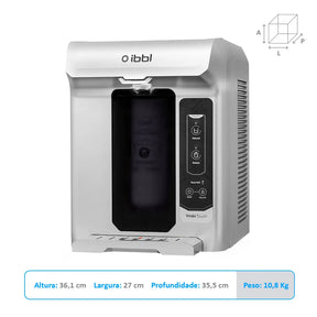 Purificador de Água Viváx Touch com Compressor Prata BIVOLT