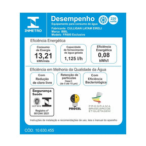 Purificador de Água FR600 Exclusive com Compressor Prata BIVOLT