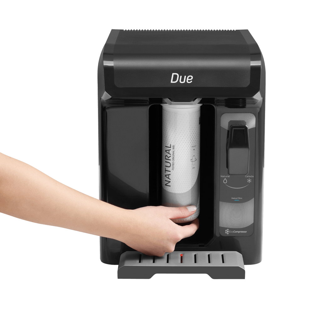 Purificador de Água Due com Compressor Grafite BIVOLT