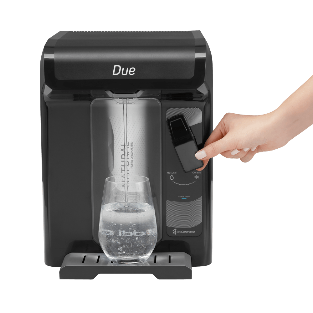 Purificador de Água Due com Compressor Grafite BIVOLT